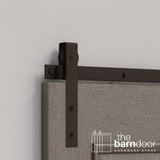 Flat Top Strap Heavy Duty Sliding Barn Door Hardware Kit