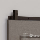 Flat Top Top Mount Heavy Duty Sliding Barn Door Hardware Kit
