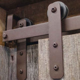 Mini Straight Strap Barn Door Hardware Kit