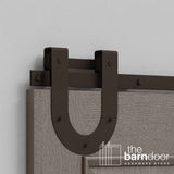 Horseshoe Heavy Duty Sliding Barn Door Hardware Kit