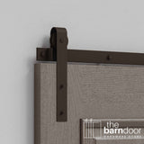 J Strap Heavy Duty Sliding Barn Door Hardware Kit
