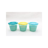 Mycey 3-Piece Breast Milk Storage Container Set with Leakproof Lids - Convenient Baby Food Storage for Breastfeeding Mothers