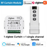 TNCE Tuya Curtain Switch module wifi zigbee rf433mhz, Roller Blinds Shutter Motor breaker, Smart Control Voice Alexa Google Home