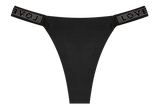 New Women's Smooth Low Waist Sexy Panties Women Thongs Rhinestones Letter Diamonds G-string Sports Thong Briefs T-back Shiny