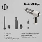 Car Wireless Vacuum Cleaner Portable Handheld120W Blowable Cordless Home Appliance Vacuum Home & Car Dual Use Mini VacuumCleaner