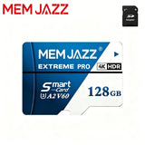 High-Speed SD Card 64GB/128GB/256GB/512GB Micro TF SD Memory Card Class 10 U3 V30 with Adapter for Nintendo Switch Game Storage