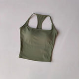 Women's Cross-Back Yoga Sports Vest One-Piece Cup Versatile Training Fitness Bra Colorful Fitness Clothing for Active Women