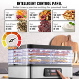 VEVOR 5 Tray Food Dehydrator With Digital Timer And Temperature