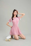 New Swimsuit for Women, Slightly Overweight, Plus Size Jumpsuit Style, Conservative and Slimming, Hot Spring Swimsuit Wholesale