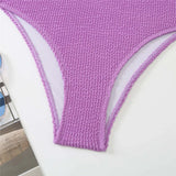 S - XL Crinkled Bikini Push Up Swimsuit Female Swimwear Women Two-pieces Bikini set With Bra Cup Bather Bathing Suit Swim V4886
