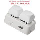 Office Portable Blue Tooth Remote Control Swipe Short Videos Mini Keypad Dual Button E-book Page Turner For Tablet Mobile Phone