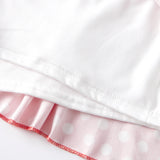 Fashion Summer Mini Skirt Women Dots Print Side Ties Low Waist A Line Skirts for Parties and Casual Wear