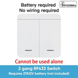 TNCE Tuya Dimmer wifi rf433 EU/US, Neutral wire Light Wall Switch remote Controllor, Smart Life APP, Voice for Google Home Alexa