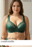 Elegant Womens Lace Bra Hollow Out Design Underwire Support Sexy Lingerie BH Tops Underwear  Plus Size A B C D E Cup