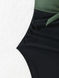 2026 Halter Swimsuit One Piece Slim Vintage Swimwear Women Sexy Bathers Bathing Swimming Swim Suit Female Beachwear XL