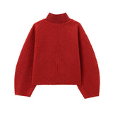 Foridol Turtleneck Fluffy Hoodie for Women Autumn Casual Loose Pullovers Female Basic Fashion Winter Women's Sweatshirts