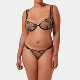 Summer French Minimizer Bra Beachwear Large Bust Pure Embroidery Lace Ultra Thin Plate Size Light Support Wirefree AU MOYISU