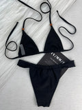 2026 Halter Beads Mini Micro Bikini Female Swimsuit Women Swimwear Two-pieces Bikini Set High Cut Leg Bather Bathing Suit Swim