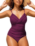 S - XXL Sexy Wrinkled One Piece Swimsuit Women Swimwear Female Monokini Swimsuits 2025 Bathing Suit Swim Beach Wear Bodysuit