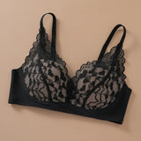 Japanese Sexy Spitze Büstenhalter ohne Bügel, Push Up für kleine Brust, Seitlich glättend, Anti-Sagging, Neu Bestseller MOYISU B