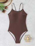 2026 Leopard Swimsuit One Piece String Backless Monokini Swimwear Women Sexy Bathers Bathing Swimming Swim Suit Female Beachwear