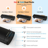 Laminator, Laminator Machine with Laminating Sheets & 60s Warm Up, 6 in 1 Hot & Cold A4 Laminating Machine, 9 Inch