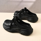 2026 New Leisure Platform Clogs For Women Men Summer Street House Shoes Soft EVA Lace-up Style Slippers Couples Beach Sandals