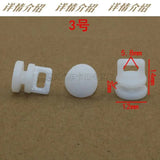 10PCs Car Curtain Track Pulley Curtain Nano Wheel Bus Curtain Clip Shower Curtain Hooks Curtain Track Accessories Maison
