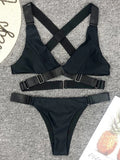 Sexy Brazilian Velvet Bikini 2025 Women Swimsuit Female Swimwear Two Pieces Bikini set Adjust Bandage Bather Bathing Suit Swim
