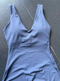Women's Seamless Yoga Jumpsuits Sports Fitness Sleeveless Hip-lifting Flared One-piece Workout Gym Training Slim Fit Bodysuits