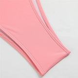 S - XL Striped Long Sleeve Cover Up Bikini Female Swimsuit Women Swimwear Bather Bathing Suit Swim Three-pieces Bikini set K8128