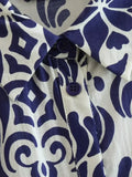 Foridol Blue Flower Print Vintage Casual Shirt Dress Women 2025 Single Breasted Loose Boho Maxi Long Vestidos Dresses Fashion