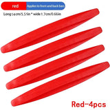 6/4 Piece Universal Front Rear Bumper Corner Protector Guard Car Anti-collision Protection Decoration Strip Car Accessories New