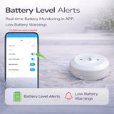 Zigbee Water Leak Sensor Flood Leakage Detector Linkage Alarm Sensor for Kitchen/Bathroom Support Tuya Smart Life Zigbee2mqtt