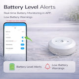Zigbee Water Leak Sensor Flood Leakage Detector Linkage Alarm Sensor for Kitchen/Bathroom Support Tuya Smart Life Zigbee2mqtt