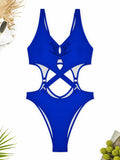 2026 Cut Out Ztvitality Swimsuit One Piece Solid Hollow Out Swimwear Women Bathers Bathing Swimming Swim Suit Female Beach Wear