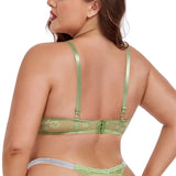 Ultra Thin Plus Size Womens Underwire Support Bra Adjustable Straps No Padding Comfort Leisure Sexy Brassiere