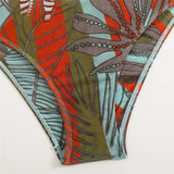 S - XXL 3PCS New Printed Long Sleeve With Pants Sarong Women Swimwear One Piece Swimsuit Female Bather Bathing Suit Swim K7180