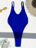 Sexy Backless Extreme G String Mini Micro Thong Women Swimwear One Piece Swimsuit Female Monokini High Leg Cut Bathing Suit Swim