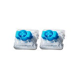 Fashion Solid Color Cross Keycap High Transparency Short Tripod Shaft For Free Accessories