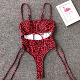 Neon Green Tummy Cut Out Female Swimwear One Piece Swimsuit Women Thong String Monokini High Leg Cut Bathing Suit Swim Bodysuit