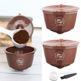 Reusable Coffee Capsule Pods for Dolce Gusto Refillable Filters Crema For Espresso Capsules Cup Kitchen Tool