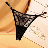 2026 Sweet And Sexy Thongs Breathable Thin Briefs For Woman Floral Patterned Thong Oversized Underwear трусы женские 부부생활 속옷