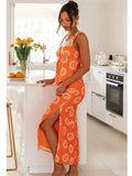 Foridol Top Skirt Dress Set Spring Summer Slit Maxi Long Dress Suit Matching Set Boho Beach Dress Vestidos Women Clothing 2025