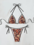 2026 Halter String Triangle Two Piece Bikini Women Swimwear Female Swimsuit Bathers Bathing Swimming Suit Beachwear Summer