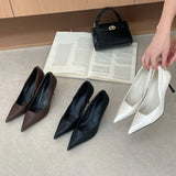 Pointed Toe Pumps Street Style High Heels Women Sexy Banquet Party Shoes for Women Rhinestone Shallow Elegant Designer Shoes New