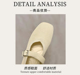 Women Flats Summer Trend Knitted Mary Jane Shoes for Woman Breathable Footwear Lightweight Casual Flat Shoes Zapatos De Mujer