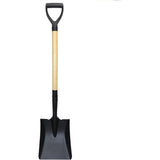 D-Handle Shovel With Steel Blade And Solid Wood Handle