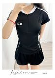 Ladies' Plus Size Swimsuit, Hot Spring Soaking Swimsuit, New Split Slimming and Abdominal Protection Sports Flat Angle Swimsuit