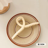 Korean Large Solid Hair Claw Elegant Hairpins Barrette Crab Hair Clips For Women Girls Square Headwear Hair Accessories Jewelry